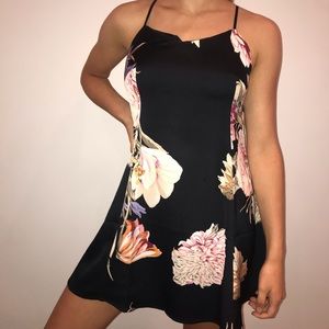 Strappy summer floral dress